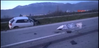 Kamyona Arkadan Çarpan Otomobilin Hız Göstergesi 150'de Takıldı