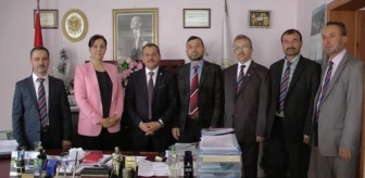 Türk Diyanet Vakıf-sen Genel Başkan Yardımcısı'ndan Saltukova Belediye Başkanı Güneş'e Ziyaret