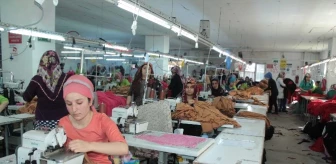 Köye Kurulan Tekstil Atölyesinde 87 Bayan İş Sahibi Oldu