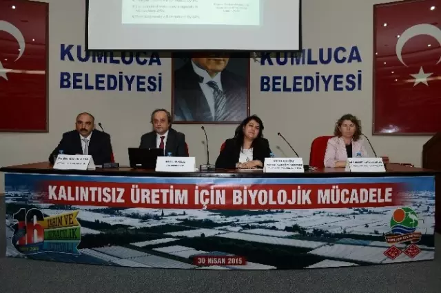 Kumluca'da 'Kalıntısız Üretim İçin Biyolojik Mücadele' Sempozyumu Gerçekleştirildi Kumluca'da 'Kalıntısız Üretim İçin Biyolojik Mücadele' Sempozyumu Gerçekleştirildi