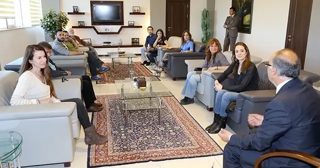 Jüriden Rektör Prof. Dr. Cemil Çelik'e Ziyaret Jüriden Rektör Prof. Dr. Cemil Çelik'e Ziyaret