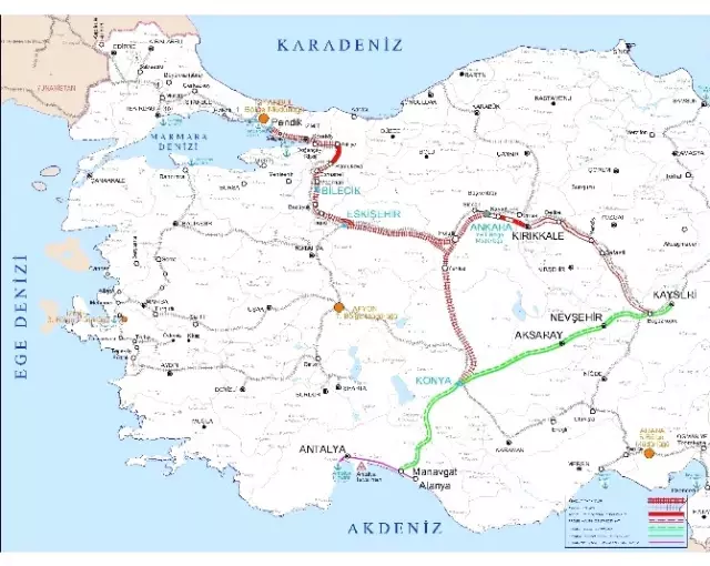 Tatil Cenneti Antalya ile İstanbul Arası 4,5 Saate İniyor! Tatil Cenneti Antalya ile İstanbul Arası 4,5 Saate İniyor!