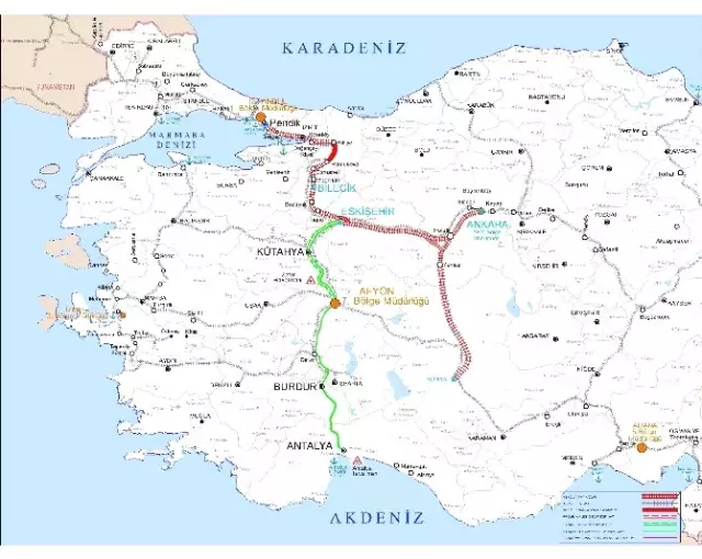 Tatil Cenneti Antalya ile İstanbul Arası 4,5 Saate İniyor! Tatil Cenneti Antalya ile İstanbul Arası 4,5 Saate İniyor!