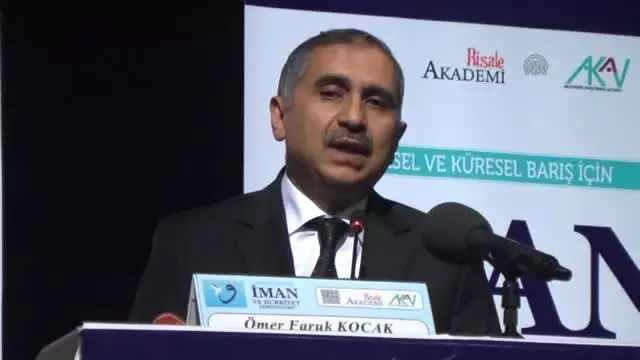 Bölgesel ve Küresel Barış İçin İman ve Hürriyet' Sempozyumu