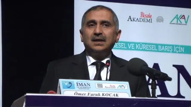 Bölgesel ve Küresel Barış İçin İman ve Hürriyet' Sempozyumu