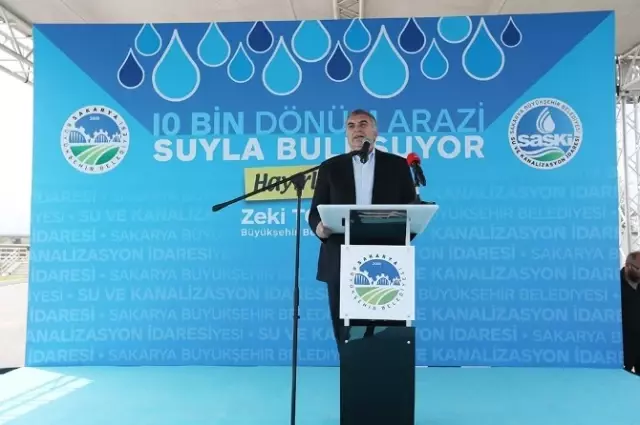 Doğu Bölge Sulama Projesi'nde Kanala Su Verildi Doğu Bölge Sulama Projesi'nde Kanala Su Verildi