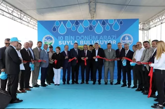 Doğu Bölge Sulama Projesi'nde Kanala Su Verildi Doğu Bölge Sulama Projesi'nde Kanala Su Verildi
