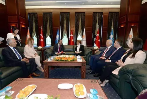 AK Parti ile 8 Parti Bayramlaştı AK Parti ile 8 Parti Bayramlaştı