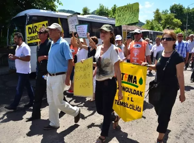 Çatalağzı'nda Termik Santral Protestosu Çatalağzı'nda Termik Santral Protestosu