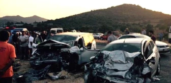 İki Otomobil Çarpıştı: 1 Ölü 5 Yaralı