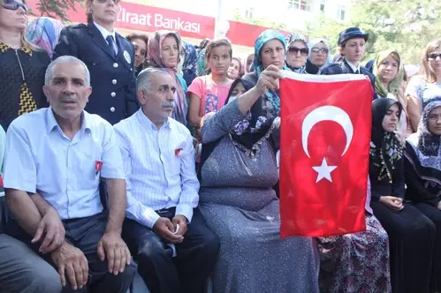 Turhal Şehidini Uğurladı