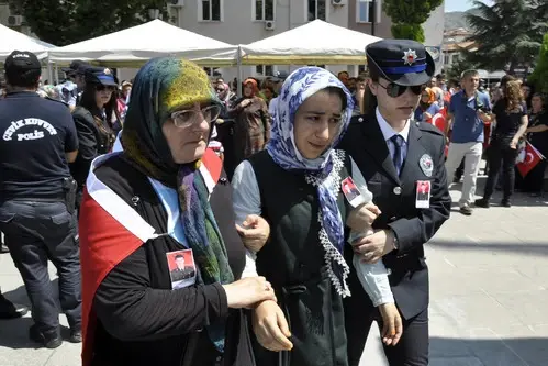Şehit Jandarma Teğmen Turan, Gözyaşları Arasında Toprağa Verildi