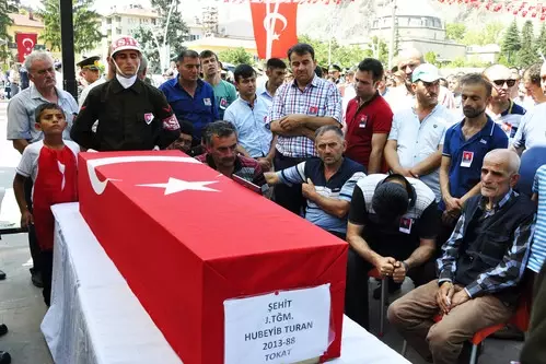 Şehit Jandarma Teğmen Turan, Gözyaşları Arasında Toprağa Verildi