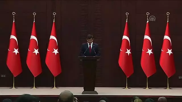 Davutoğlu, Geçici Bakanlar Kurulu'nu Açıkladı - Ankara (Tekrar)