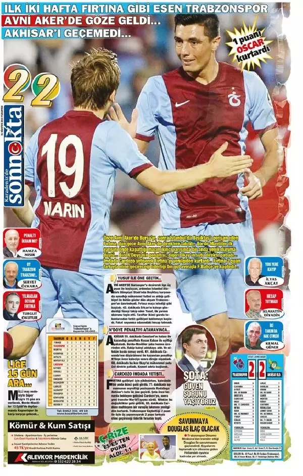 Trabzonspor'da Üzgün Ama Umutlu Trabzonspor'da Üzgün Ama Umutlu