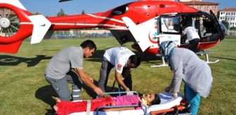 Hava Ambulansı Dokuz Yaşındaki Halime İçin Havalandı