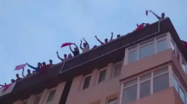 Çerkezköy'de Teröre Tepki Yürüyüşü Çerkezköy'de Teröre Tepki Yürüyüşü