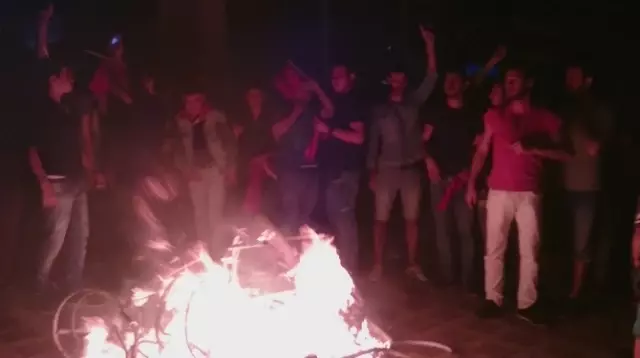 Çerkezköy'de Teröre Tepki Yürüyüşü Çerkezköy'de Teröre Tepki Yürüyüşü