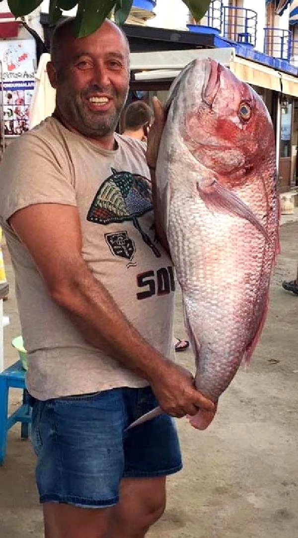 Oltayla 11 Kiloluk Trança Balığını Avladı Haber