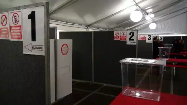 1 Kasım Seçimleri İçin Yurt Dışında Sandıklar Kuruldu