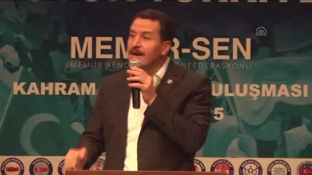 Memur-Sen Genel Başkanı Yalçın