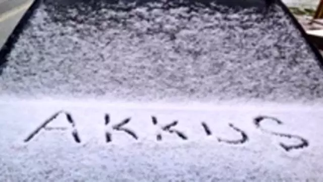 Akkus A Yilin Ilk Kari Yagdi Haberler