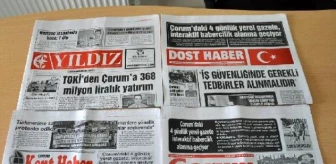 Çorum'da 4 Yerel Gazete Artık Basılmayacak