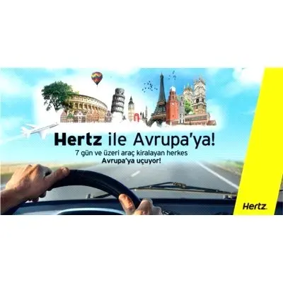 Hertz'den Avrupa'ya Uçuran Kampanya Hertz'den Avrupa'ya Uçuran Kampanya