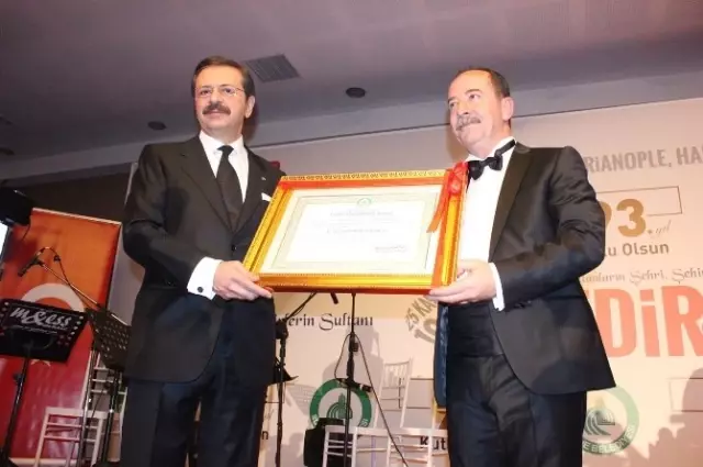 Edirne'de Kurtuluş Resepsiyonu