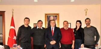 Türkiye Halkoyunları Federasyonu Temsilcilerinden Başkan Mirza'yı Ziyaret