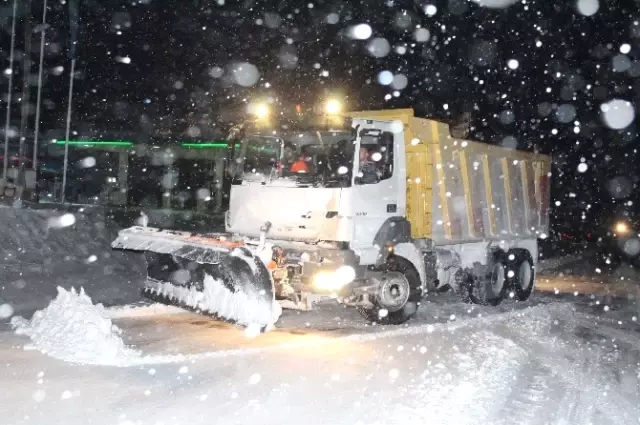 Karaman'da Yoğun Kar Yağışı