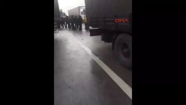 Reşadiye'de 10 Tır Birbirine Girdi: 1 Ölü, 3 Yaralı