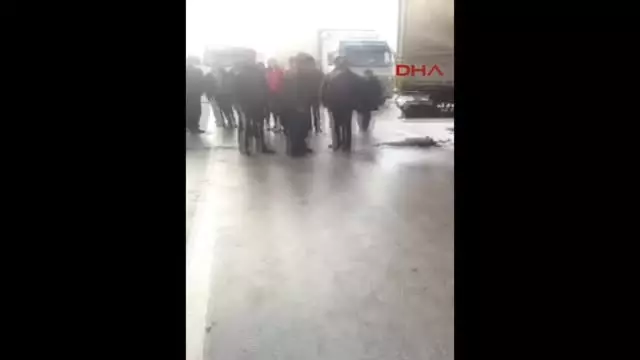 Reşadiye'de 10 Tır Birbirine Girdi: 1 Ölü, 3 Yaralı