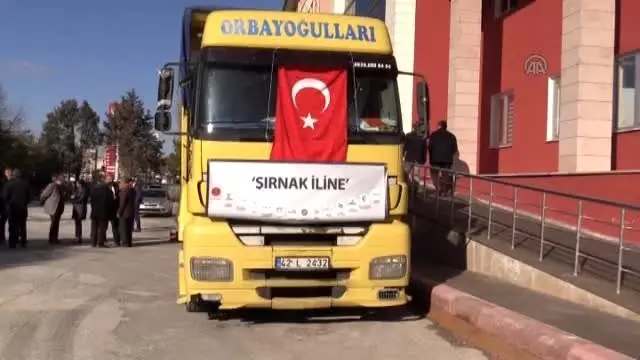 Konya Dan Sirnak A Yardim Tiri Sirnak