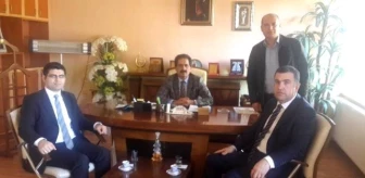 Avanos Kaymakamı Eldivan, Kalaba Belediye Başkanı Köroğlu'nu Ziyaret Etti