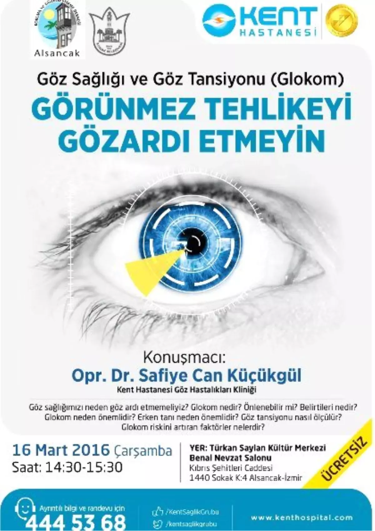 Goz Sagligi Ve Goz Tansiyonu Glokom Seminer Haber