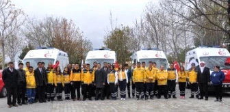 Karaman'da 4 Yeni Ambulans Hizmete Girdi