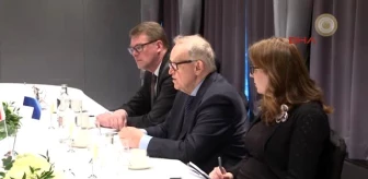 Davutoğlu, Finlandiya Eski Cumhurbaşkanı Martti Ahtisaari ile Görüştü