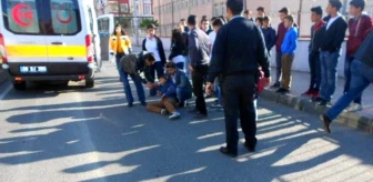 Teog Sınavına Giderken Otomobil Çarpan Çocuk Ağır Yaralandı