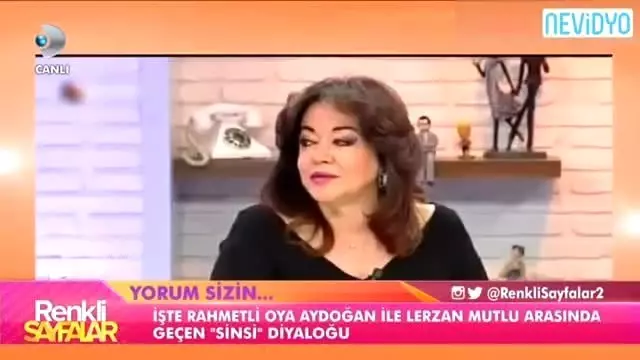 Lerzan Mutlu, Oya Aydoğan'a Sinsi Deyince Lerzan Mutlu, Oya Aydoğan'a Sinsi Deyince