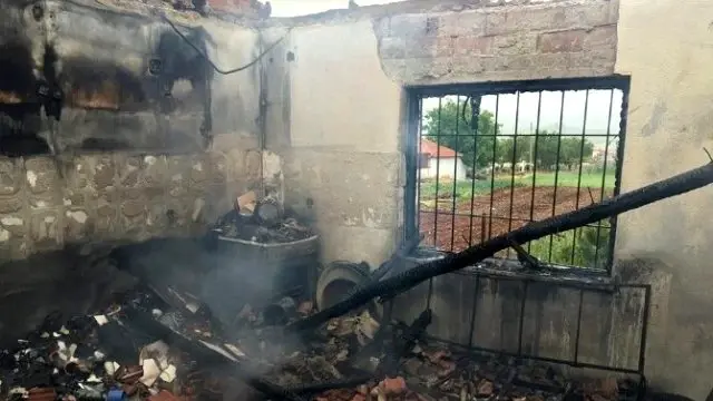 Tavas�ta Ev Yangını Haberler