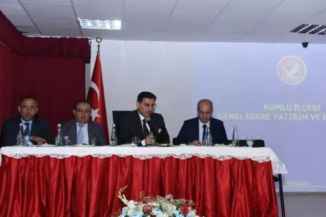 Kumlu'da Vali Topaca'ya Birifing