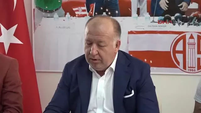 Antalyaspor Başkanı Gencer Aday Olmayacağını Açıkladı Antalyaspor Başkanı Gencer Aday Olmayacağını Açıkladı