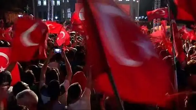 Kısıklı'daki 'Demokrasi Nöbeti' Kısıklı'daki 'Demokrasi Nöbeti'