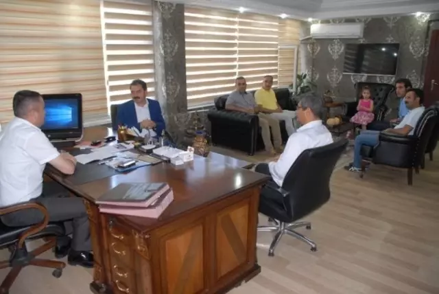 Müdür Ceylani'den Kaymakam Sarı'ya Ziyaret Müdür Ceylani'den Kaymakam Sarı'ya Ziyaret