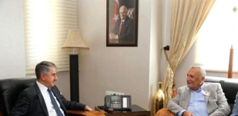 Ağar'dan Başkan Yanılmaz'a Geçmiş Olsun Ziyareti