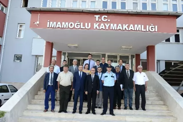Vali Demirtaş, İmamoğlu İlçesinde İncelemelerde Bulundu