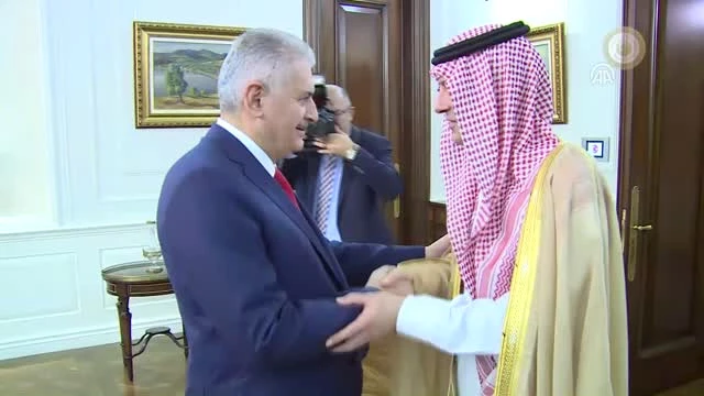 Başbakan Yıldırım, Suudi Arabistan Dışişleri Bakanı Adil ElCübeyr'i