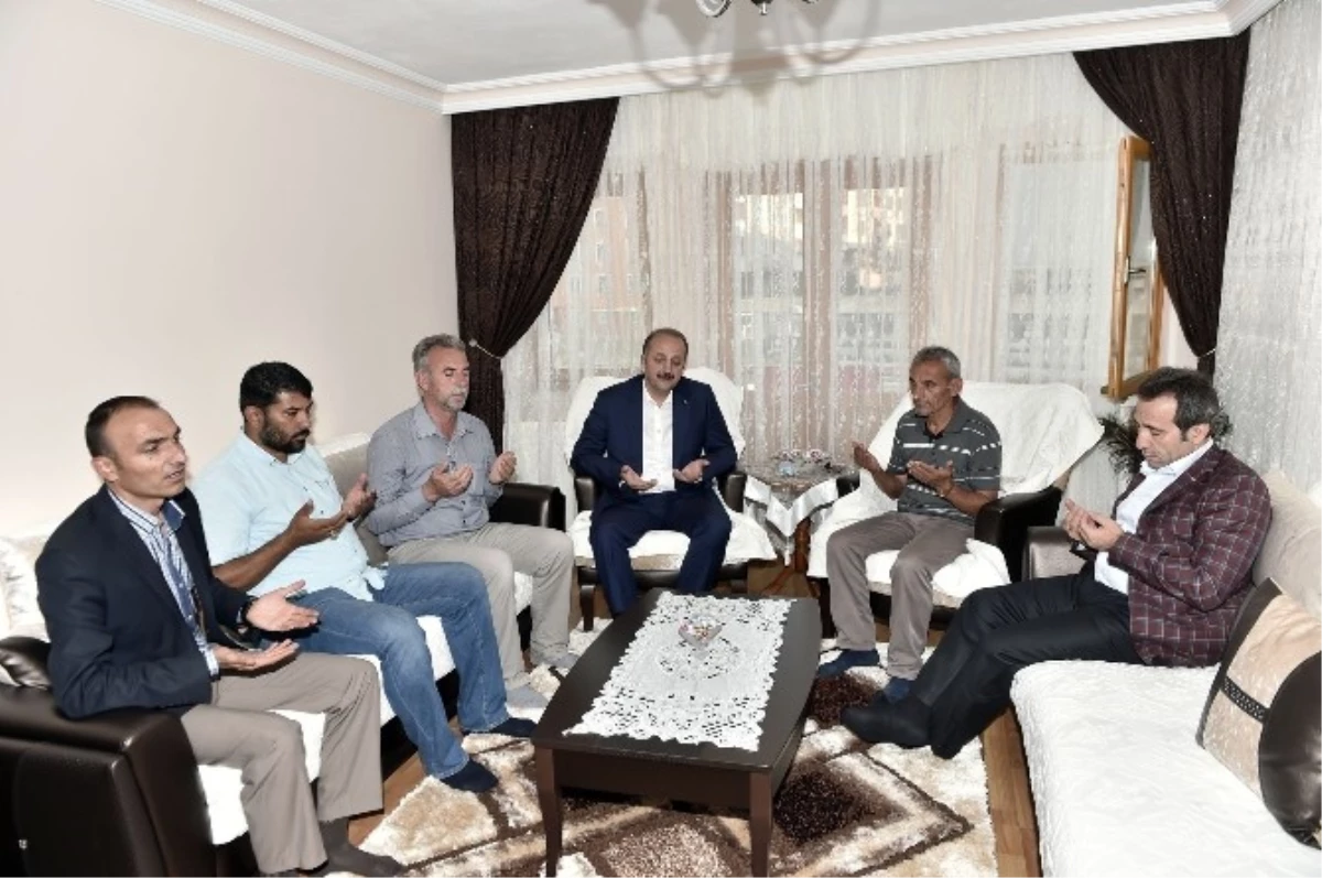 Kaymakam Mantı ve Başkan Akgül'den Şehit Ailelerine ve Gazilere Ziyaret