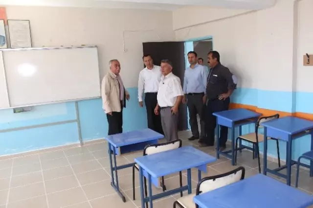 Samsat'taki Okullar Eğitim Öğretime Hazır